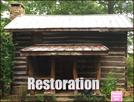 Historic Log Cabin Restoration  Vredenburgh, Alabama